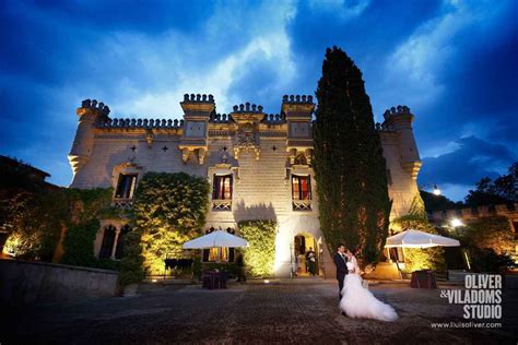 Wedding at the ancient castle with magnificent landscapes, Barcelona ...