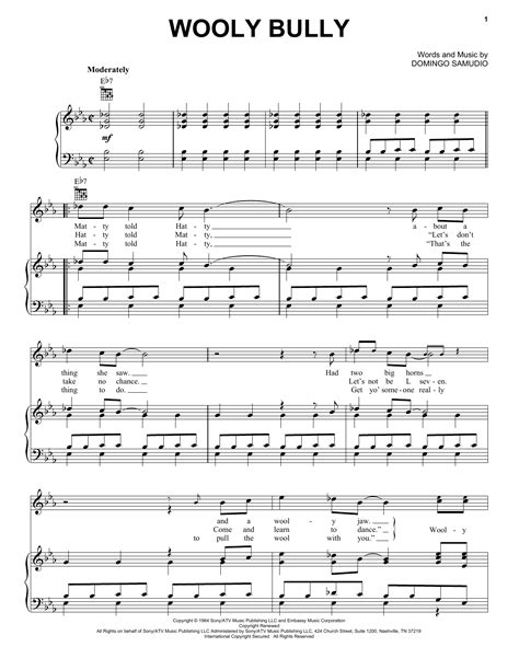 Wooly Bully | Sheet Music Direct