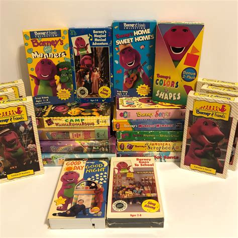 Vintage Barney & The Backyard Gang VHS lot of 5 - lagoagrio.gob.ec