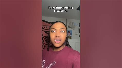 Burr Introducing Hamilton - YouTube