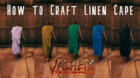 VALHEIM: How To Craft Linen Cape | Respawn Island