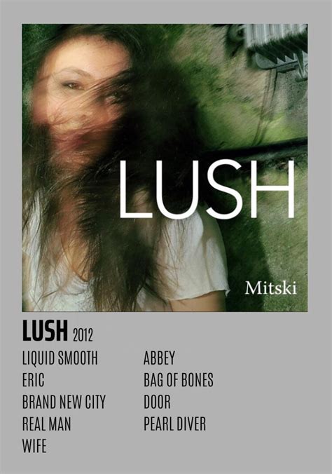 Lush by mitski | Album covers, Album, Music poster