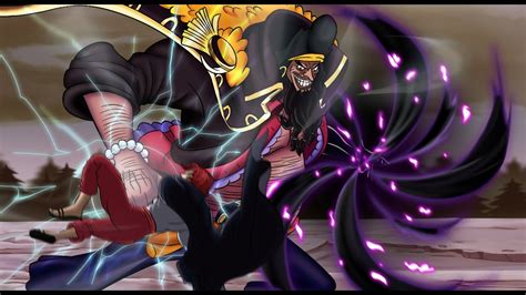 Luffy Gear 5: Shanks vs Blackbeard | Ultimate power of Conqueror Haki ...