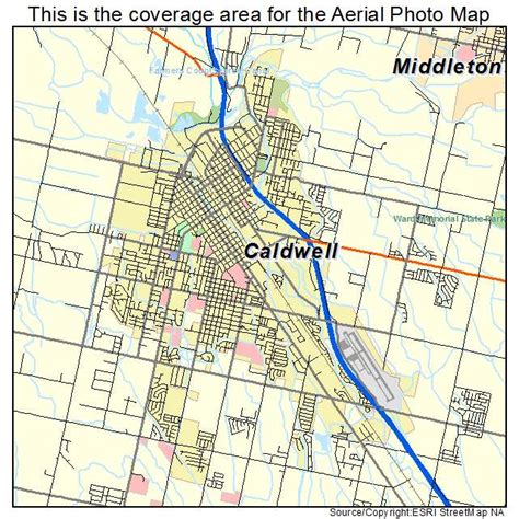 Aerial Photography Map of Caldwell, ID Idaho