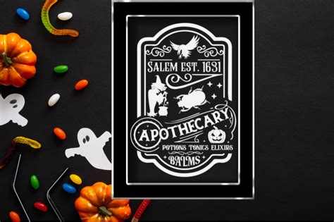 Vintage Halloween Sign Bundle By DESIGNS DARK | TheHungryJPEG