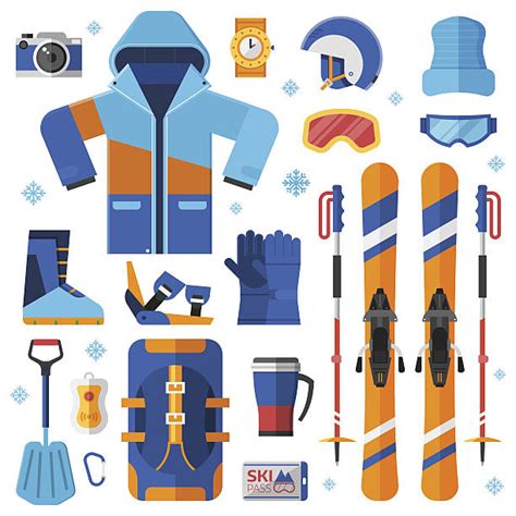 Ski Wear Clip Art, Vector Images & Illustrations - iStock