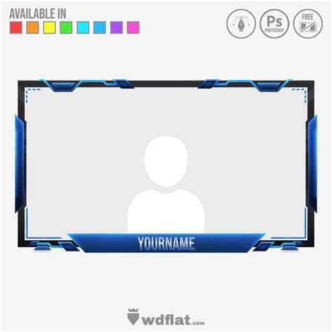 Cam Overlay Vector Art PNG, Twitch Stream Overlay Face Cam, Transparent ...