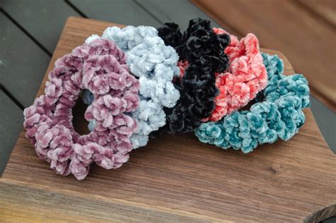 Crochet Scrunchies - Etsy