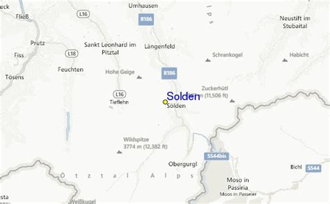 Solden Austria Map