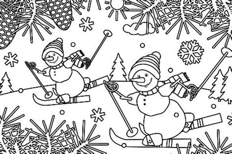 Snowman Coloring Pages for Kids & Adults: 10 Printable Coloring Pages ...