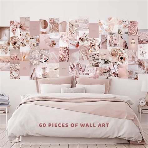 Wall Collage Kit Aesthetic Pictures, Pink Room Decor for Teen Girls ...