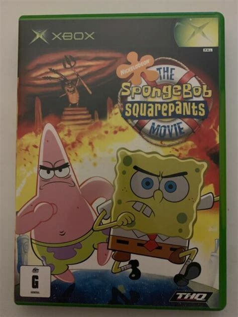 Microsoft Xbox The Spongebob Squarepants Movie Game Complete 2004 for ...