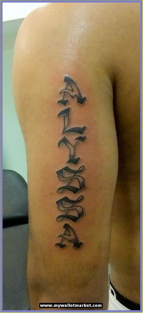 Awesome Tattoos Designs Ideas for Men and Women: Alyssa Milano Name ...