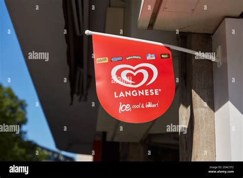 Langnese ice cream logo hi-res stock photography and images - Alamy