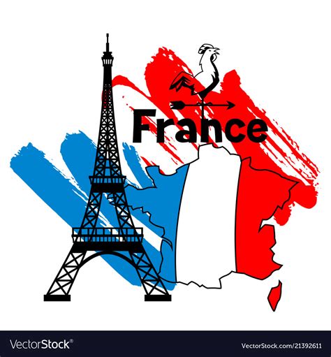 France background design Royalty Free Vector Image