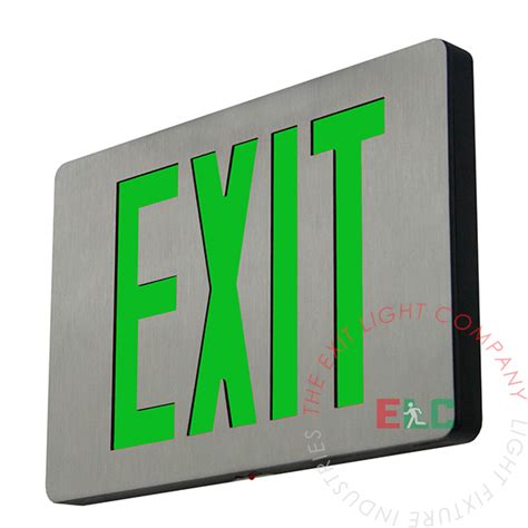 Lighted Emergency Exit Signs