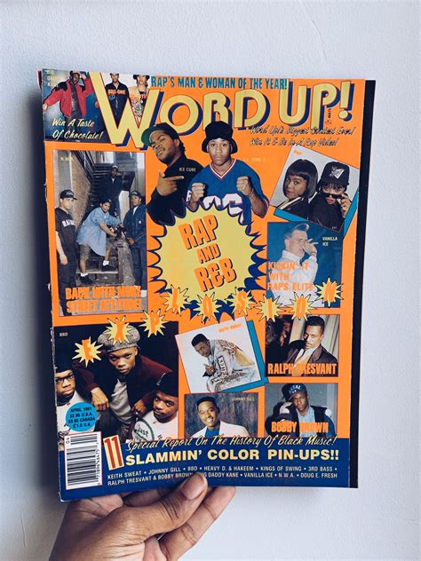 Word Up! Magazine // Hip Hop Teen Magazine (1991-1993) – BLK MKT Vintage