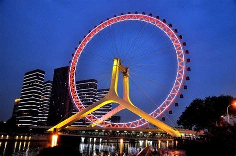 Tianjin Eye: Gigantic Ferris Wheel on a Bridge | Amusing Planet