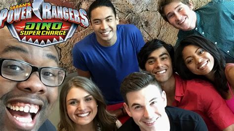 POWER RANGERS Dino Charge / SuperCharge CAST INTERVIEW | Power rangers ...