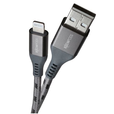 Braided USB-A to Lightning Cable | Boompods