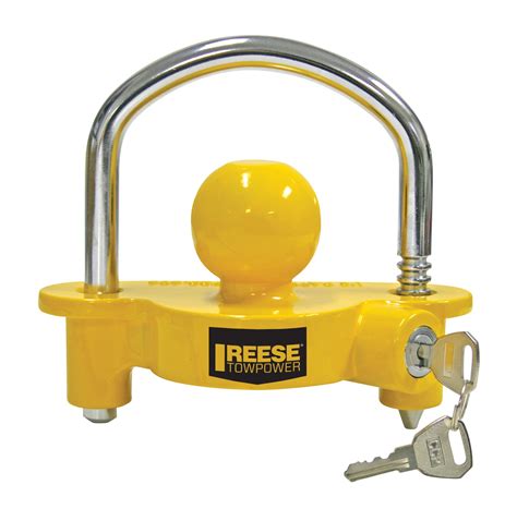 ReeseTowpower 72783 Universal Coupler Lock, Adjustable Storage Security ...