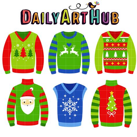 Ugly Christmas Sweater Clip Art