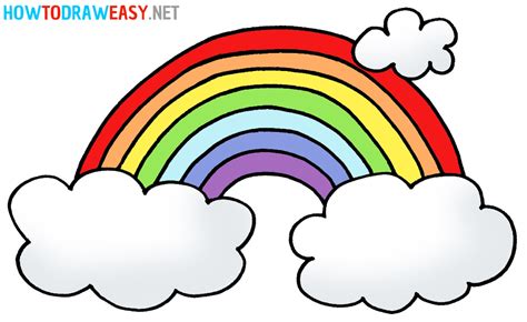 How to Draw a Rainbow - Draw for Kids