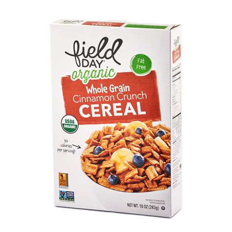 Field Day Organic Whole Grain Cinnamon Crunch Cereal 283g – Healthy Options