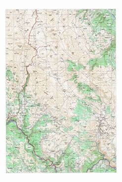 Topografska Karta 1:25000 Nevesinje