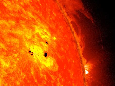 Sunspots and Solar Flares | NASA Space Place – NASA Science for Kids