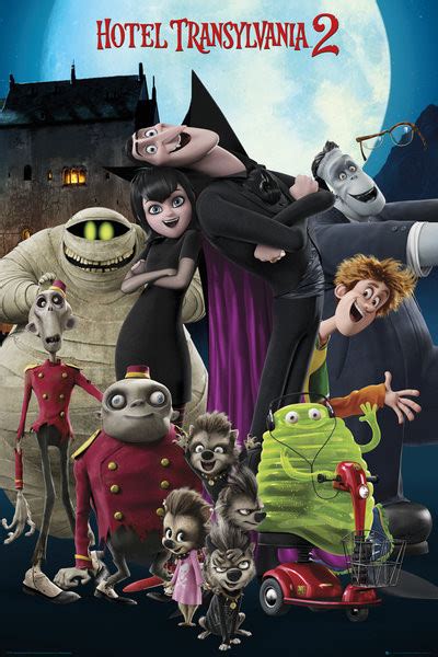 Hotel Transylvania 2 - cast Poster | Sold at UKposters