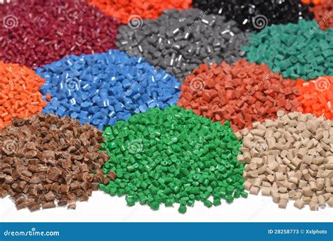 Dyed Plastic Granulate Stock Photos - Image: 28258773