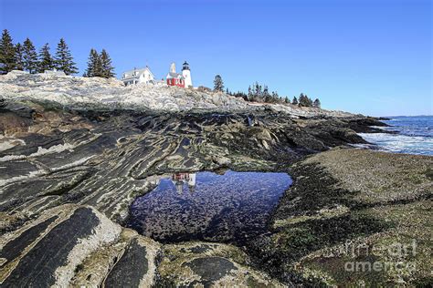 Pemaquid Point Light reflection Photograph by George Kenhan - Fine Art ...