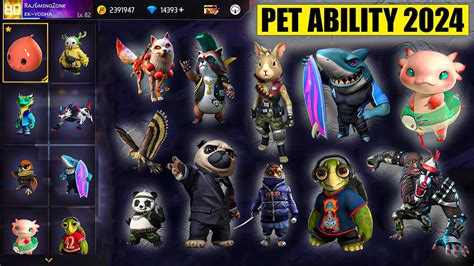 Best Pets Ability Free Fire 2024 | TOP 6 Useful Pet Free Fire | All Pet ...