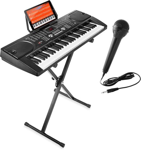 Buy Hamzer 61-Key Electronic Piano Electric Organ Music Keyboard with ...