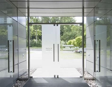 Frameless Glass Entrance Doors Commercial - Glass Designs