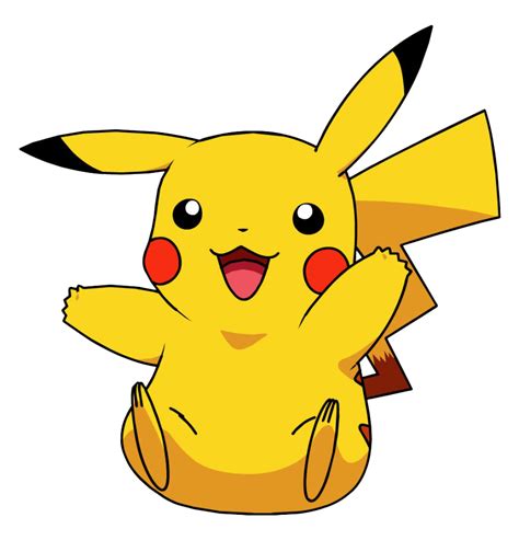 Pikachu Character Illustration Electric Type Playful Mascot PNG | PNG All