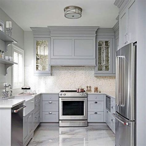 6 Beautiful Light Grey Kitchen Cabinets Ideas - Dream House