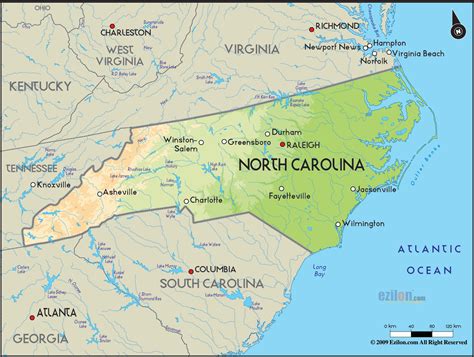 Show Me A Map Of north Carolina – secretmuseum