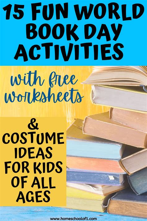 21 Fun World Book Day Activities (Free Worksheets & Costumes)