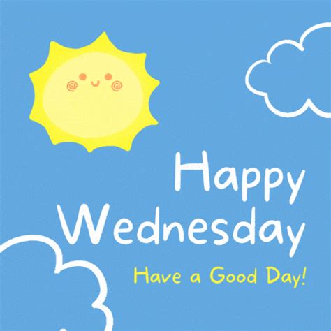 Animated Good Morning Happy Wednesday Gif Images Free Download