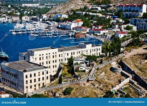 Crimea, Balaklava bay stock image. Image of base, buildings - 21872823