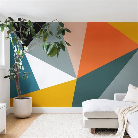 20+ Genius DIY Wall Art Ideas – User's blog | Geometric wall paint, Diy ...