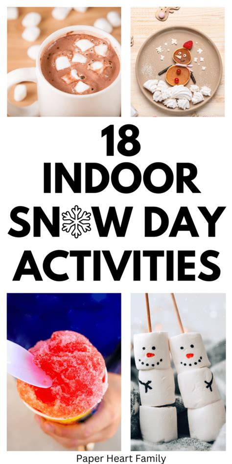 32 Snow Day Activities For Kids: Indoors And Outdoors