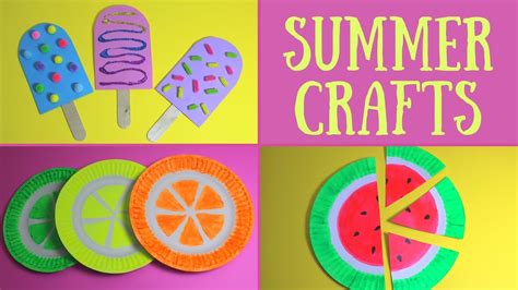 Easy Summer Crafts for Kids | Summer Craft Ideas – starkidslearn.com