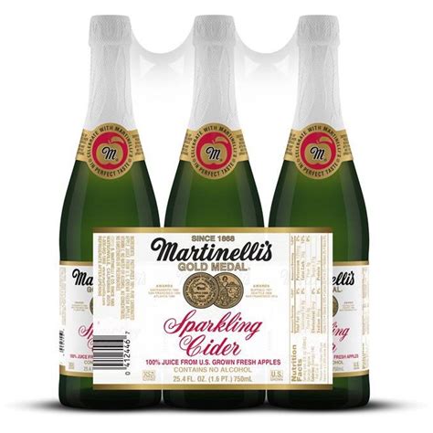 Martinelli's Sparkling Cider 3 ct; 24.5 oz | Shipt