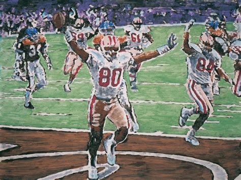 Sports Poster Art, NFL Football SanFran 49ers Tempera Painting By ...