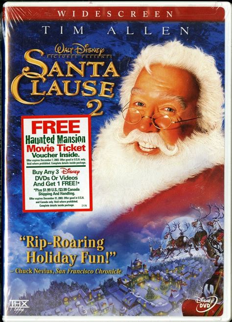 SANTA CLAUSE 2 WIDESCREEN DVD ELIZABETH MITCHELL WENDY CREWSON DISNEY ...