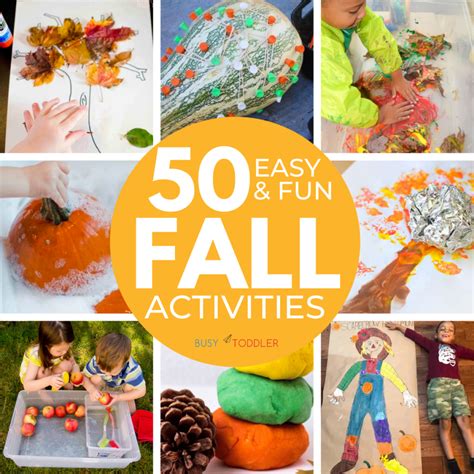 50+ Awesome Fall Activities for Toddlers - Busy Toddler