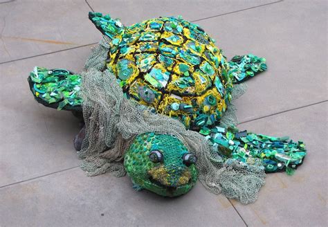 Art to save the sea | Turtle, Marine debris, Trash art